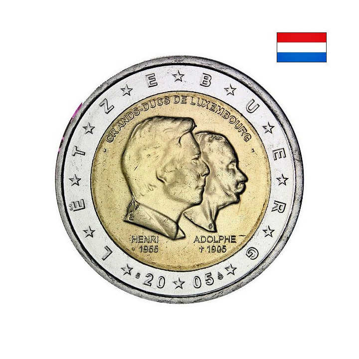 Luxembourg 2 Euro 2005 "Henri & Adolphe" UNC