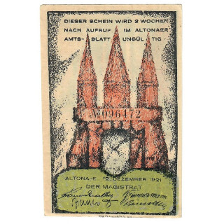German Notgeld 30 Pfennig 1921 GrM-0030.4a-2/6 AUNC