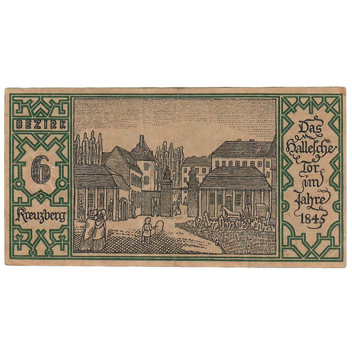 German Notgeld 50 Pfennig 1921 Gra-92.1-6/20 XF