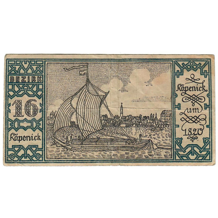 German Notgeld 50 Pfennig 1921 Gra-92.1-16/20 VF
