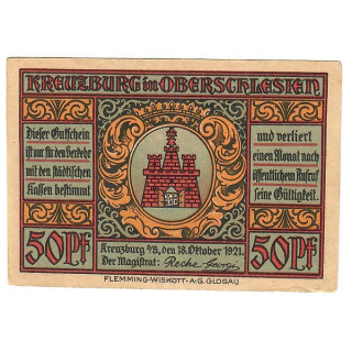 German Notgeld 50 Pfennig 1921 GrM-0744.2-3/5 AUNC