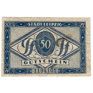 German Notgeld 50 Pfennig 1920 Gra-L31.5 VF