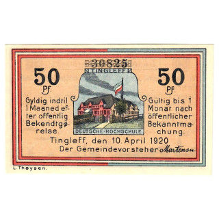 German Notgeld 50 Pfennig 1920 Gra-1325.4a UNC