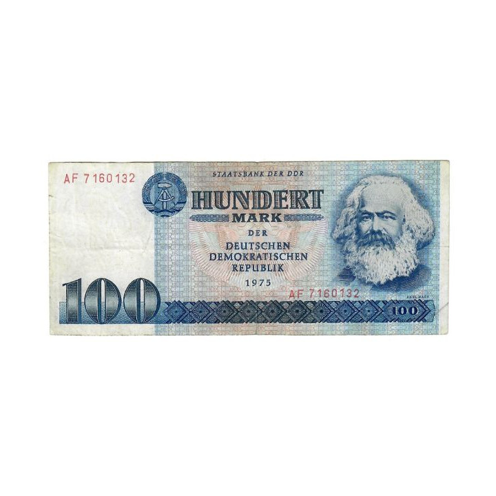 Germany (DDR) 100 Mark 1975 P-31a VF