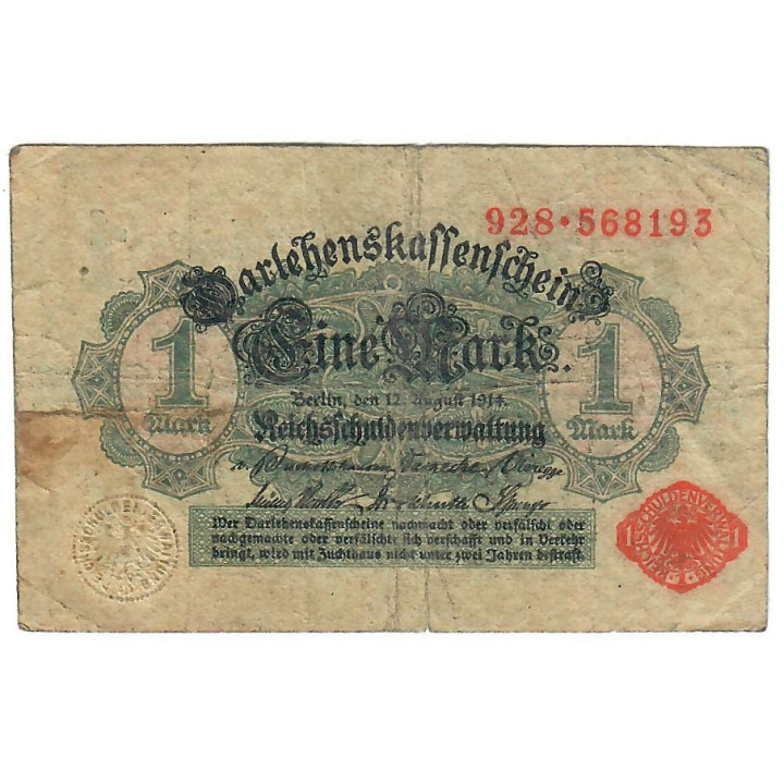 Germany 1 Mark 1914 P-51 F
