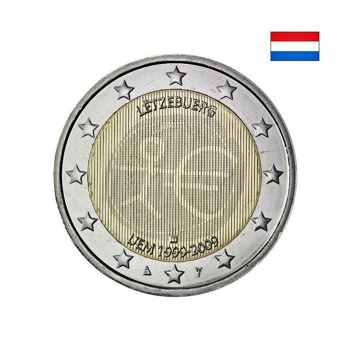 Luxembourg 2 Euro 2009 "EMU" UNC