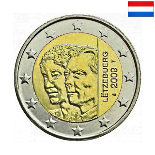 Luxembourg 2 Euro 2009 "Charlotte's Accession" UNC
