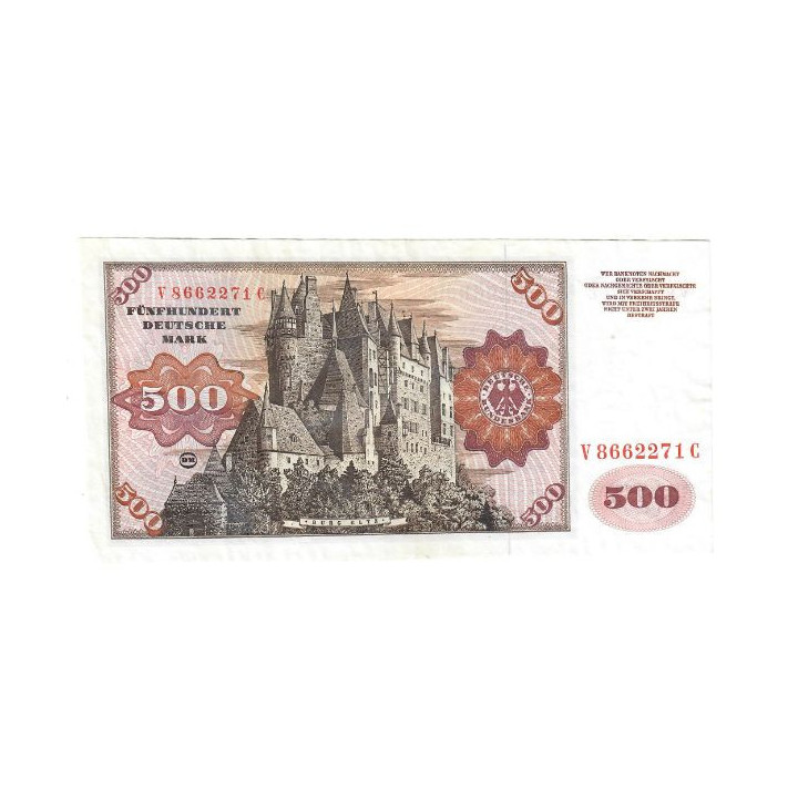 Germany 500 Deutsche Mark 1970 P-35a XF