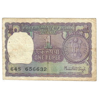 India 1 Rupee 1980 P-77x F