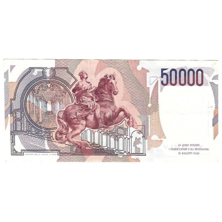 Italy 50000 Lire 1984 (1990) P-113b AUNC