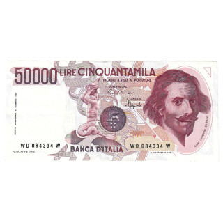 Italy 50000 Lire 1984 (1990) P-113b AUNC