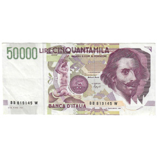 Italy 50000 Lire 1992 P-116b.1 XF