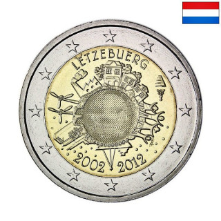 Luxembourg 2 Euro 2012 "TYE" UNC
