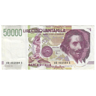 Italy 50 000 Lire 1992 (1997) P-116c.1 XF