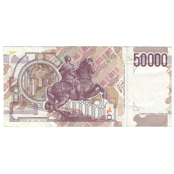 Italy 50 000 Lire 1992 (1997) P-116c.1 XF
