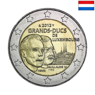 Luxembourg 2 Euro 2012 "William IV" UNC