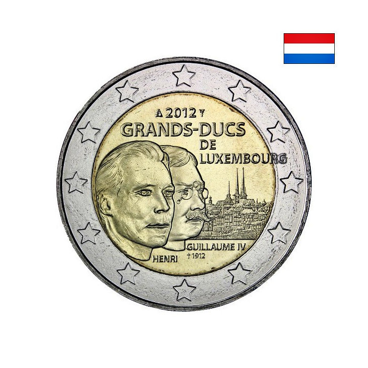 Luxembourg 2 Euro 2012 "William IV" UNC