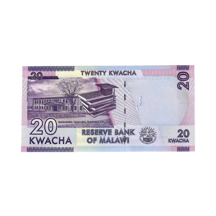 Malawi 20 Kwacha 2016 P-63c UNC