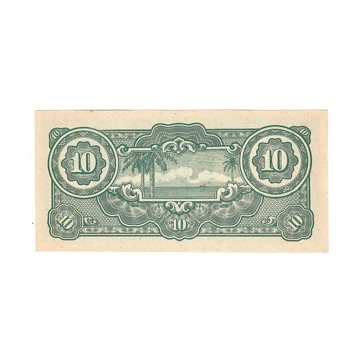 Malaya 10 Dollars 1942 P-M7c UNC