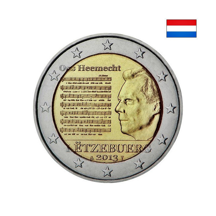 Luxembourg 2 Euro 2013 "National Anthem" UNC