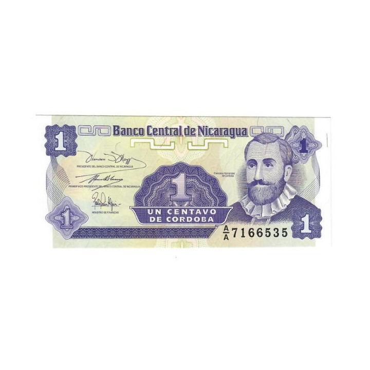 Nicaragua 1 Centavo ND (1991) P-167 UNC