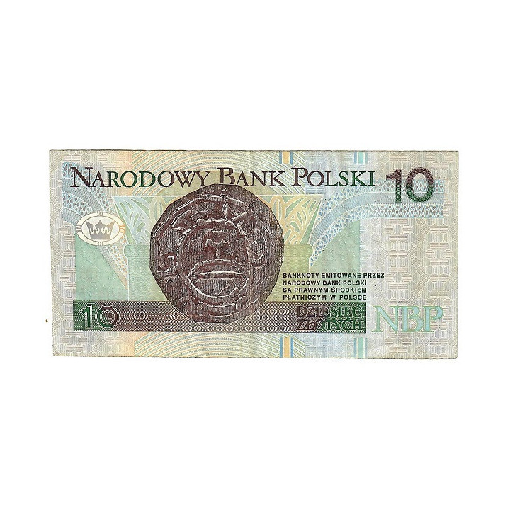 Poland 10 Zlotych 1994 P-173b VF