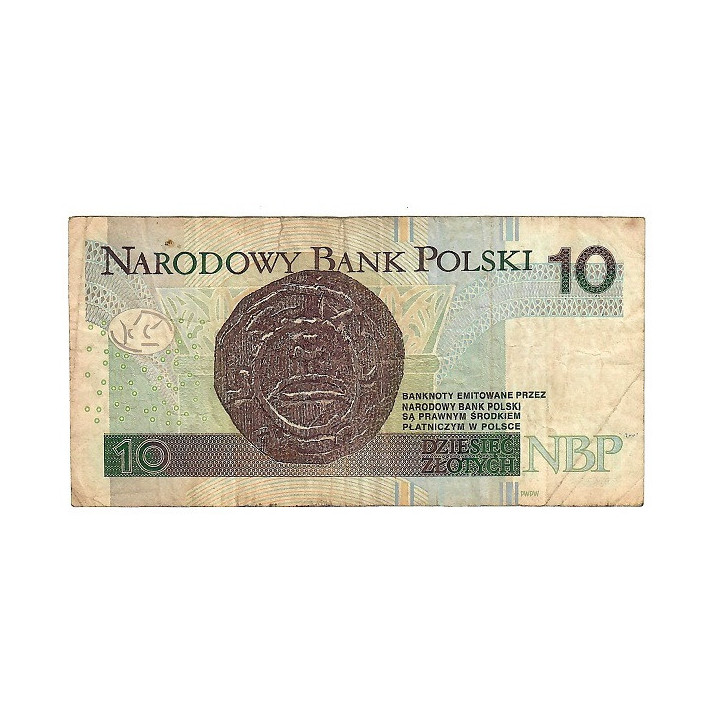 Poland 10 Zlotych 2012 P-183a VF