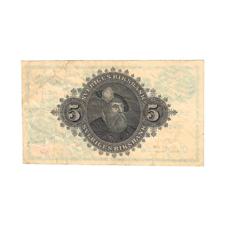 Sweden 5 Kronor 1946 P-33ac VF