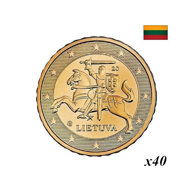 Lithuania 10 Euro Cent 2023 KM-208 Roll