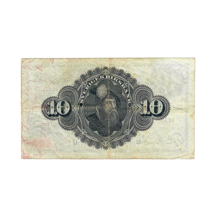 Sweden 10 Kronor 1930 P-34m VF
