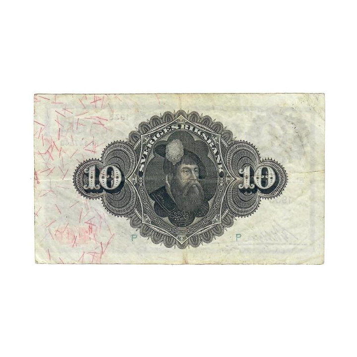 Sweden 10 Kronor 1933 P-34p VF