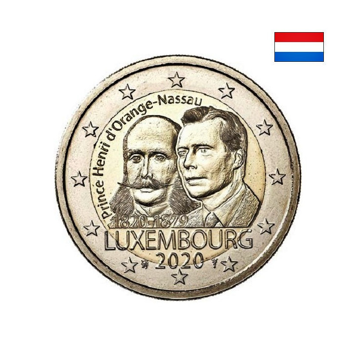 Luxembourg 2 Euro 2020 "Prince Henry" UNC