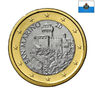 San Marino 1 Euro 2024 KM-561 UNC