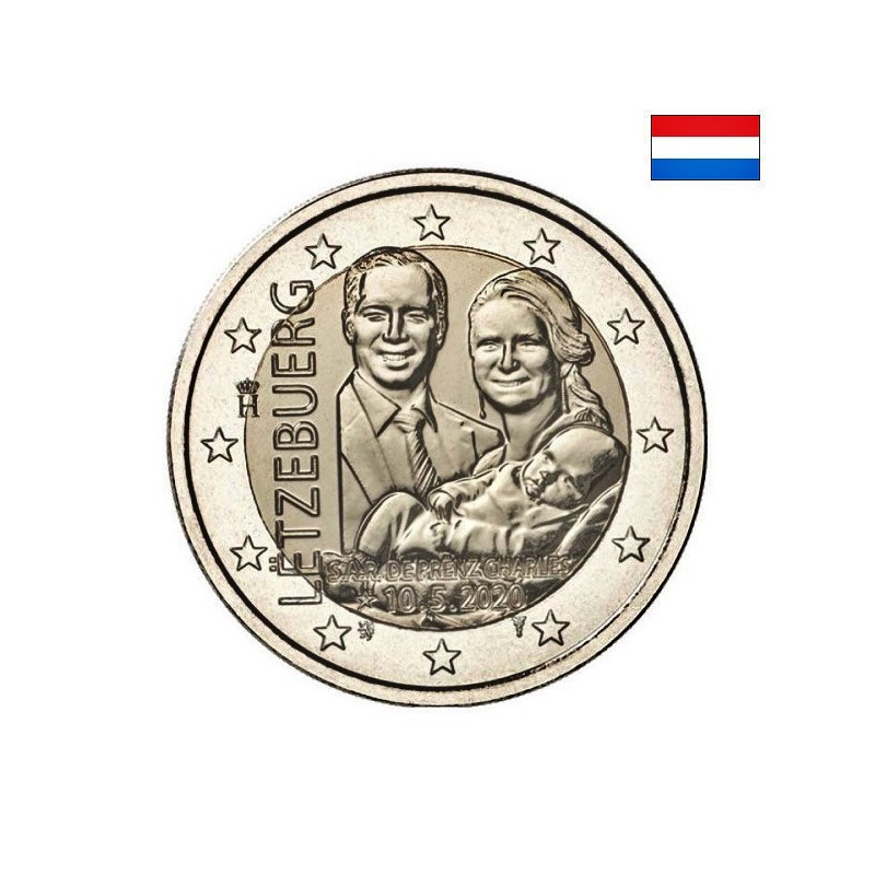 Luxembourg 2 Euro 2020 "Prince Charles" (Normal) UNC