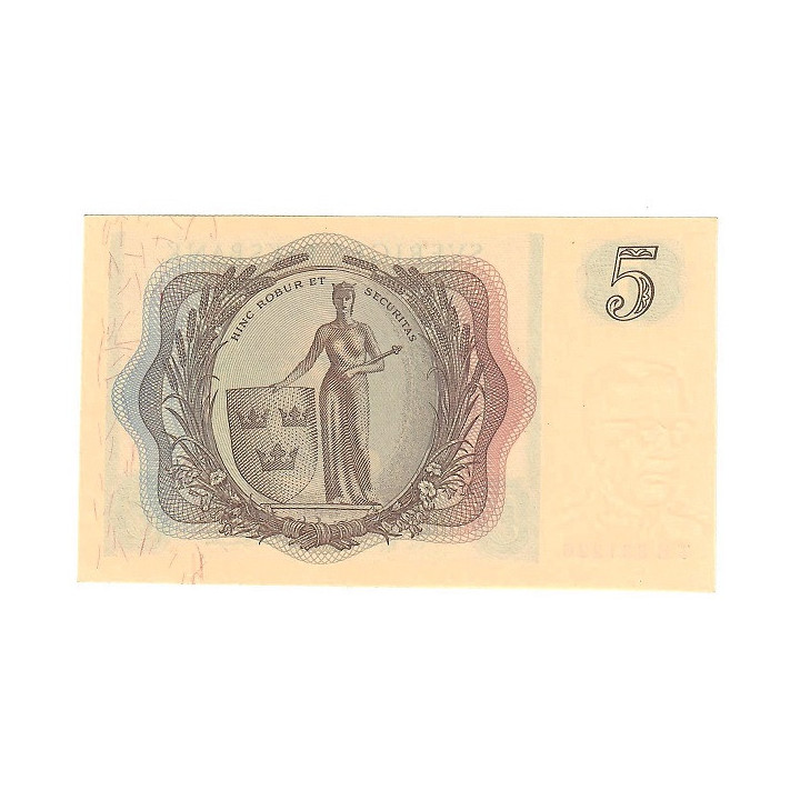 Sweden 5 Kronor 1961 P-42f UNC