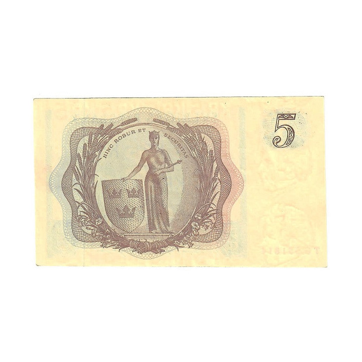 Sweden 5 Kronor 1962 P-50a UNC