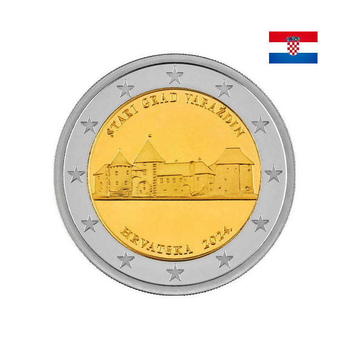 Croatia 2 Euro 2024 "Varaždin" Proof