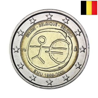 Belgium 2 Euro 2009 "EMU" UNC