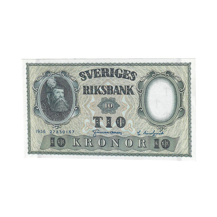 Sweden 10 Kronor 1956 P-43d.13 UNC