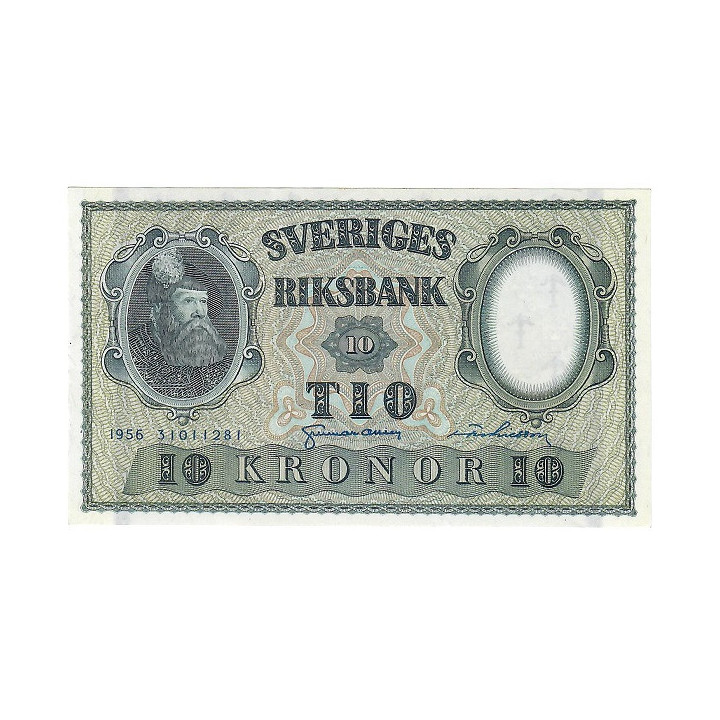 Sweden 10 Kronor 1956 P-43d.14 UNC
