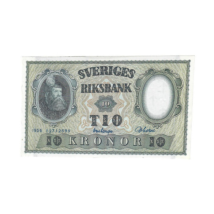 Sweden 10 Kronor 1956 P-43d.6 UNC