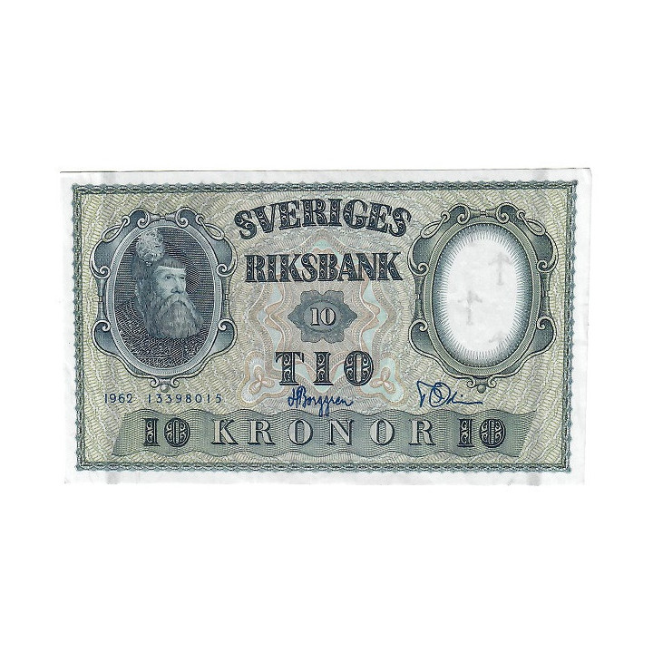 Sweden 10 Kronor 1962 P-43i UNC