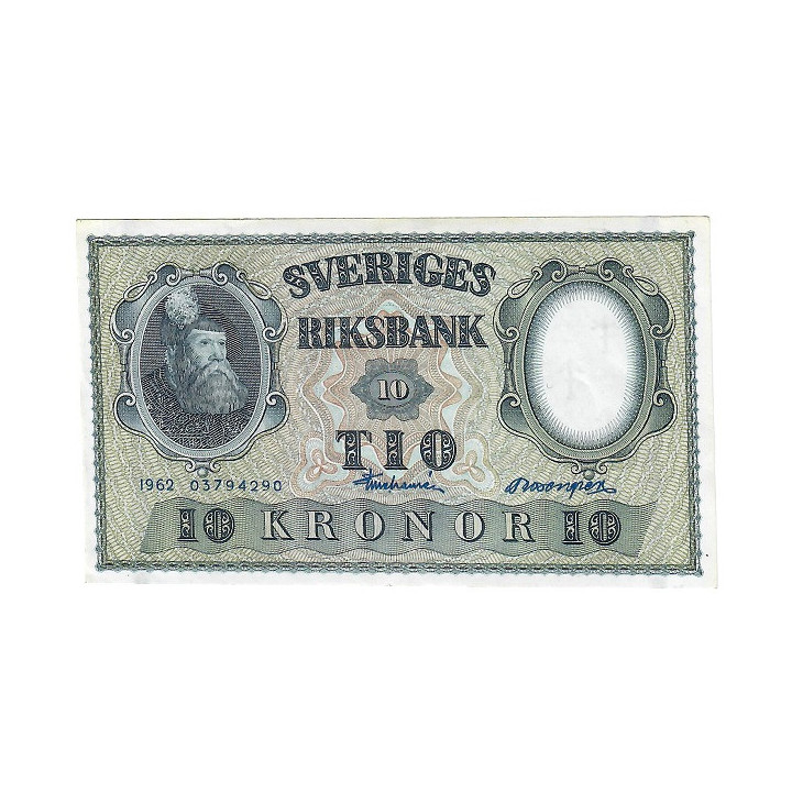 Sweden 10 Kronor 1962 P-43i.1 UNC