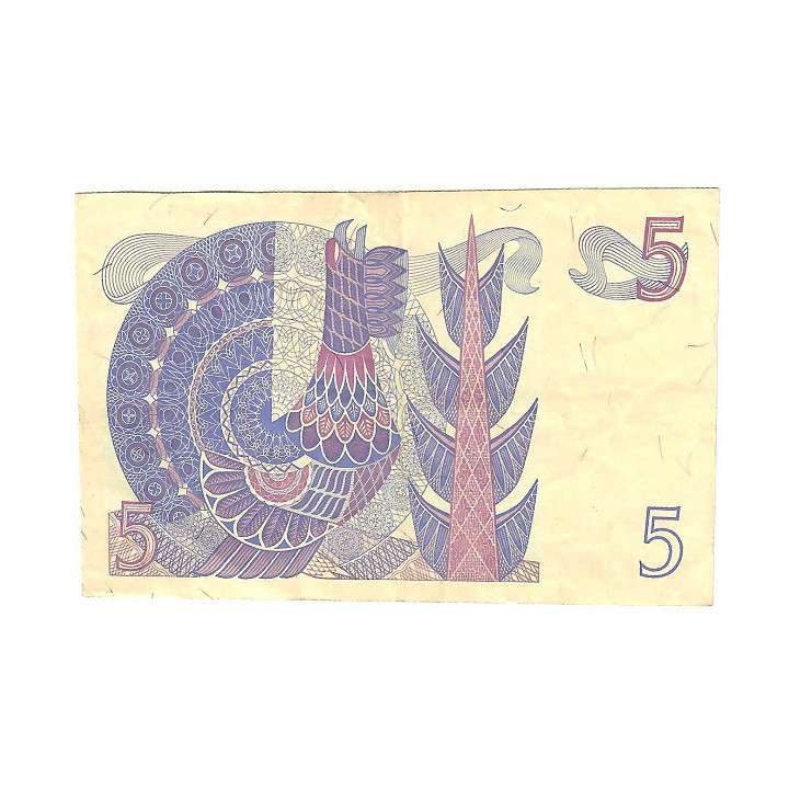 Sweden 5 Kronor 1977 P-51d.1 XF