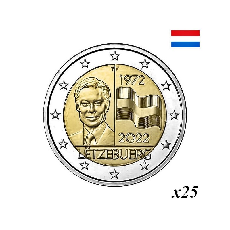 Luxembourg 2 Euro 2022 "Flag" Roll