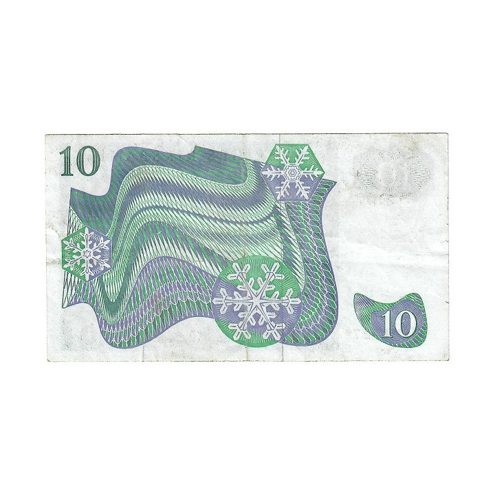 Sweden 10 Kronor 1966 REPLACEMENT P-52b.1r VF