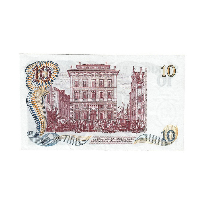 Sweden 10 Kronor 1968 P-56a AU/UNC