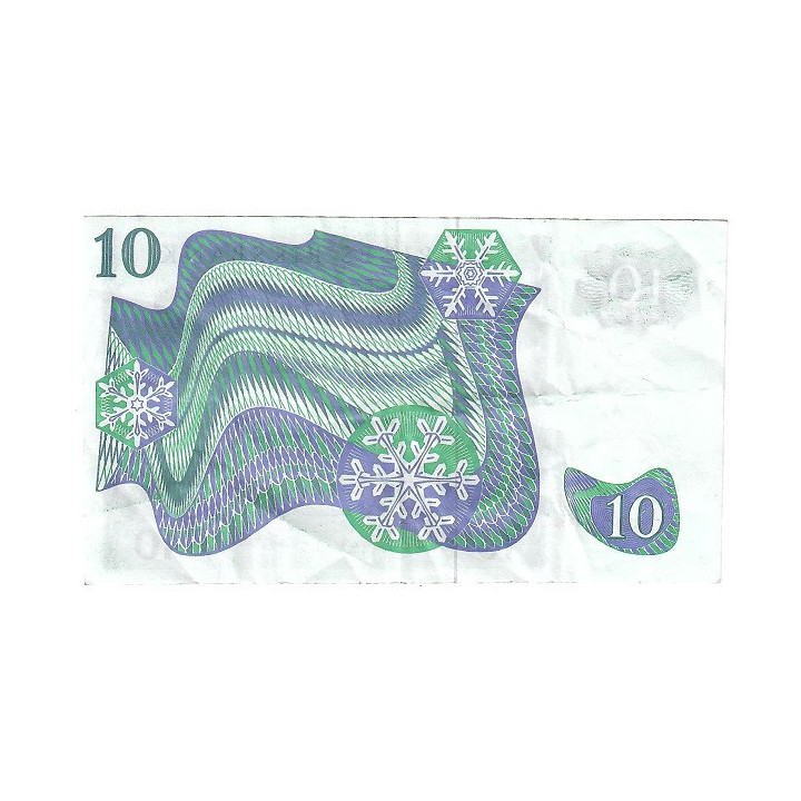 Sweden 10 Kronor 1971 REPLACEMENT P-52c.1r VF