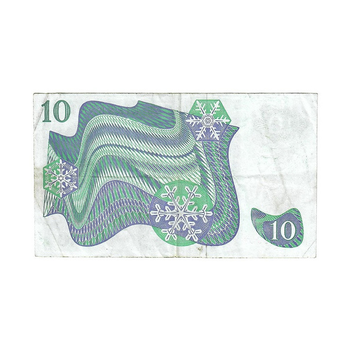 Sweden 10 Kronor 1976 REPLACEMENT P-52d.1r VF