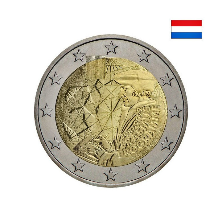 Luxembourg 2 Euro 2022 "Erasmus (ERA)" UNC
